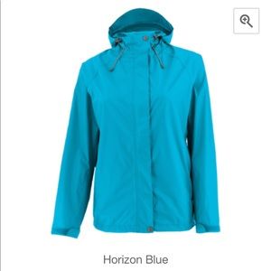 White Sierra Trabagon Rain Jacket - Horizon Blue